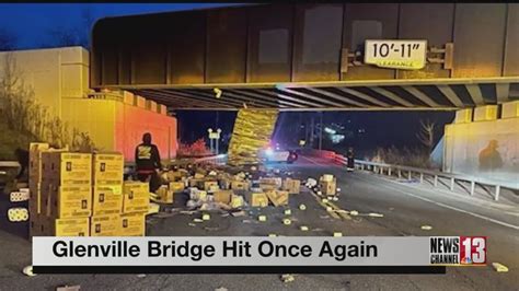 glenville bridge hit again
